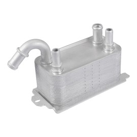 TUCKBOLD Engine Oil Cooler for Volvo S60 No.6G917A095AD | Front Transmission Oil Cooler Silver Tone Aluminum Alloy 1pc for Volvo S80