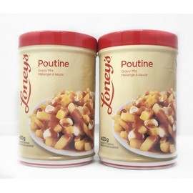 2 Pack of Poutine Gravy Mix 400g 14.11oz Imported From Canada Loney's Chicken Poulet Beef (Poutine Gravy Mix)