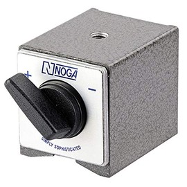 NOGA Magnetic Holder Bed - Model: DG0036 AUTO POWER: On/off switch HOLDING POWER: 176 lbs. With 8mm Thread Dimensions: 1-7/8" x 2-3/8" x 2"