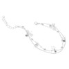 COLLBATH Luxury Double Layer Foot Chain Women's Pendant Anklet Bracelet