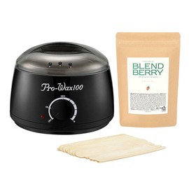 Blendberry Vanilla Wax Black Warmer Set Self-waxing, 1 piece, 150g / 블렌드베리 바닐라 왁스 블랙워머기세트 셀프왁싱, 1개, 150g