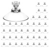 QWORK® Suction Cups for Windows Diameter 40 mm with Knurled