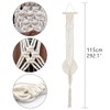 Musiin White Bohemian Ukulele Hanger Decorative Guitar Wall Hanging, Ukulele