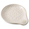 Howise Farmhouse Ceramic Spoon Rests Holder for Kitchen Counter Stove
