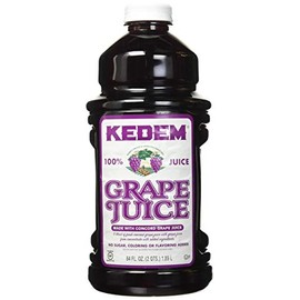 Kedem 100% Pure Kosher Concord Grape Juice, 64oz Bottle