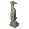 Solid Rock Stoneworks Sm Whippet Dog Garden Statue- 20" Tall-