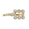 Hairpin Hair Accessory Clip Bijou Gold Silver Women (Gold)
