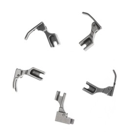5 x Industrial Sewing Machine Steel Hinged Narrow Left Right Center Presser Foot Zipper Feet S518NS P36LN P36N P35 P363 for High Shank Industrial Single Sewing Machine