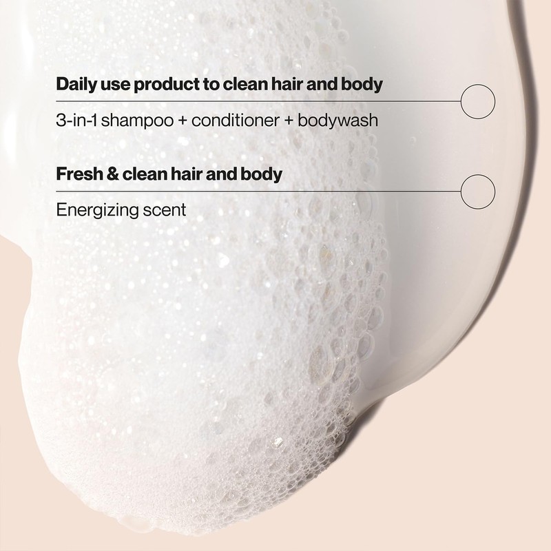 Suave Body Wash, Shampoo & Conditioner 3-in-1 for Men, Citrus