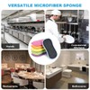 HOMEXCEL 12 Pack Multi-Purpose Scrub Sponges Kitchen, Dish Sponge, Non-Scratch