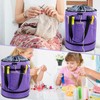 MYBAGZING Expandable Crochet Bag-Knitting Bag Yarn Storage Organizer - Yarn