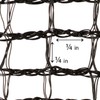 Debris Safety Netting Fire Retardant (8.6' x 150', Black)