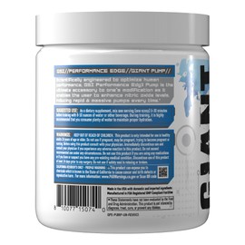 Giant Edge Series | Giant Pump | 3D Pump Breakthrough | L-Citrulina | Pre entreno | Sin Stimulante | 30 Servicios (Unflavored)