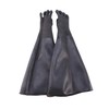 Rubber Black Sandblaster Gloves Stripe Abrasive Sand Blasting Gloves for