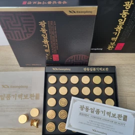 Guangdong Ilpum Energy Restore Gongjindang Gongjinbo, 1. Guangdong Ilpoom Energy Restore 30 pills / 광동 일품기력보환 공진당 공진보, 1. 광동 일품기력보환 30환