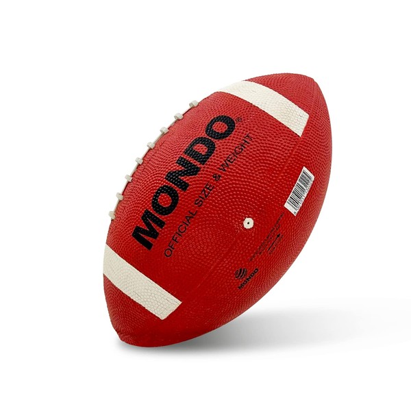 Mondo Toys - Rugby American Football - Rubber Football - Kids & Adults - Soft Surface - Orange - 13222