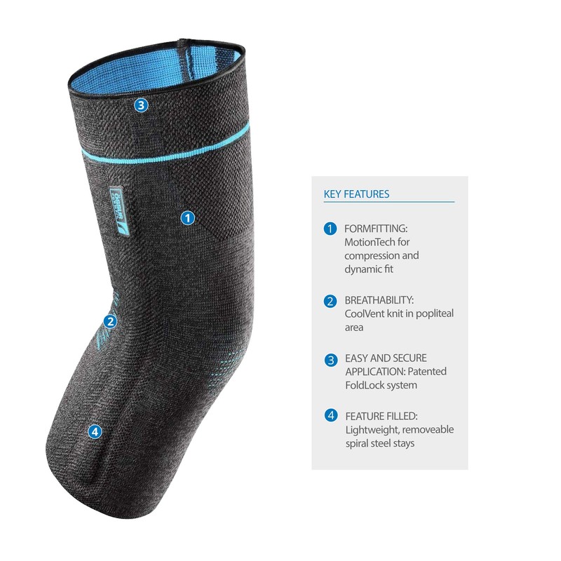 Ossur Formfit Pro Flite Knee Sleeve Black - XSmall