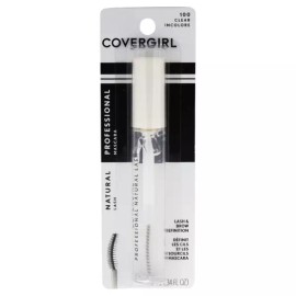 CoverGirl 커버걸 프로페셔널 네츄럴 래쉬 마스카라 투명 0.34 온스 Cover Girl Professional Natural Lash Mascara Transparent 0.34 Ounces [0.34 Fl Oz (Pack of 1)]