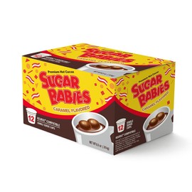 Sugar Babies Caramel Flavored Hot Cocoa Single Serve Cups - 12 Count