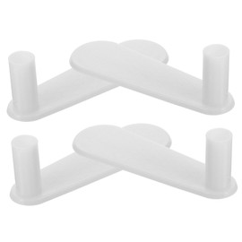 SHOWERORO 4pcs Bed Net Bracket Presser Feet Rod Holder for Dorm Bed Nets Stable Support Sagging Accessories