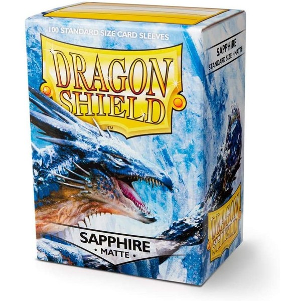 Arcane Tinman Sleeves: Dragon Shield Matte Sapphire (100), One Size