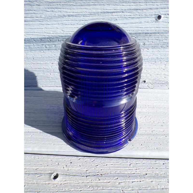 Crouse Hinds Cobalt Blue Airport Runway Glass Globe Markers Light