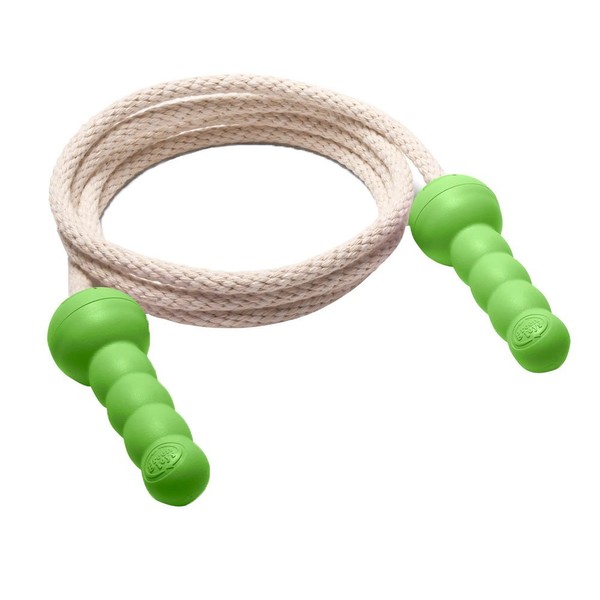 Green Toys Jump Rope - BPA Free, Phthalates Free, Green Handle Skipping Rope for Better Health, Increased Concentration. Fitness Equipment