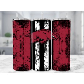 Arizona Razorbacks  College Football  Basketball Stainless Steel Tumbler 20 Oz