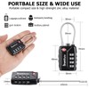 SharkByte TSA Suitcase Locks - 4 Digit Security Travel Combination