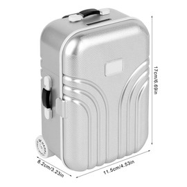XPJBKC Creative Suitcase Money Box, Mini Small Trolley Luggage Piggy Bank Children, Modern Desktop Decoration Money Box, Piggy Bank, Simulation Travel Case, ABS Plastic Gift Box