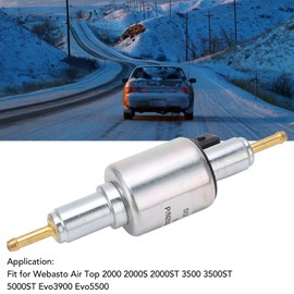 Car Air Heater Diesel Pump, KIMISS 12 V Auxiliary Heater Fuel Pump, 65 ml Stainless Steel Fuel Dosing Pump for Webasto Air Top Thermo E C V