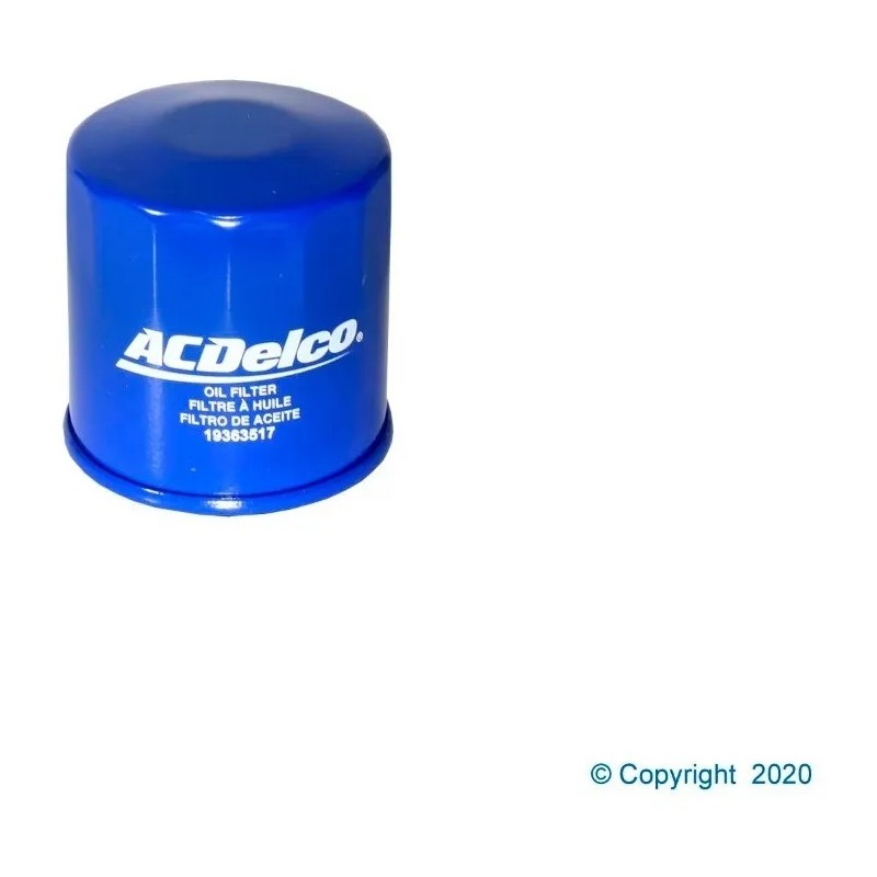 Filtro De Aceite Spark 1.2 De 2011 Al 2017 19363517