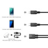 chenyang Micro USB Female 1 to 2 Micro USB Male