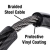 Master Lock Black Set Your Own Combination Bike Lock, Metal