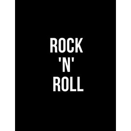 Gift Notebook For Rock 'n' Roll Lovers, Blank Lined Journal | Love is Rock 'n' Roll