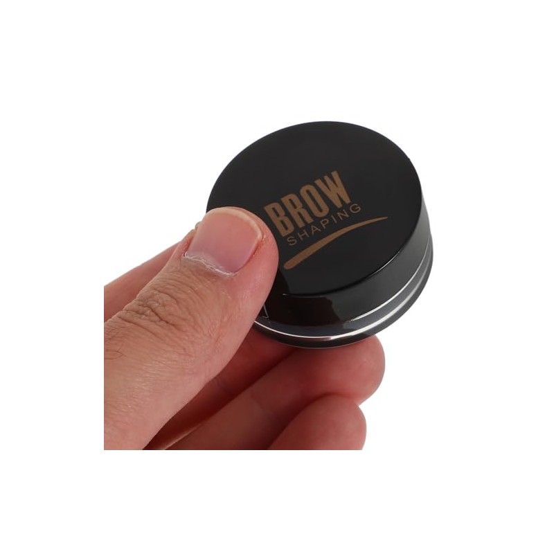 Gel para Cejas con Cepillo Resistente al Agua Negro