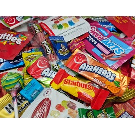 Bulk Assorted Fruit Candy - 2 Pound Variety Pack - Starburst, Skittles, Gummy Life Savers, Air Heads, Jolly Rancher, Sour Punch, Haribo Gold-Bears, WarHeads, Gummy Bears, Twizzlers by The LakeHouse