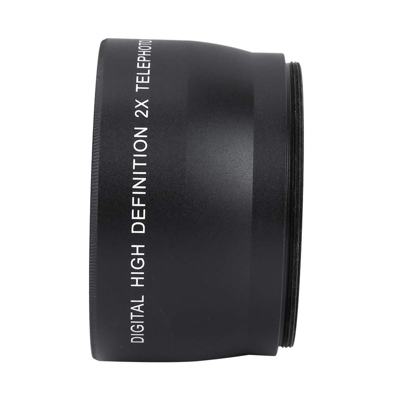 Telephoto Lens 58mm 2x Magnification Universal Telephoto Converter Telephoto Lens