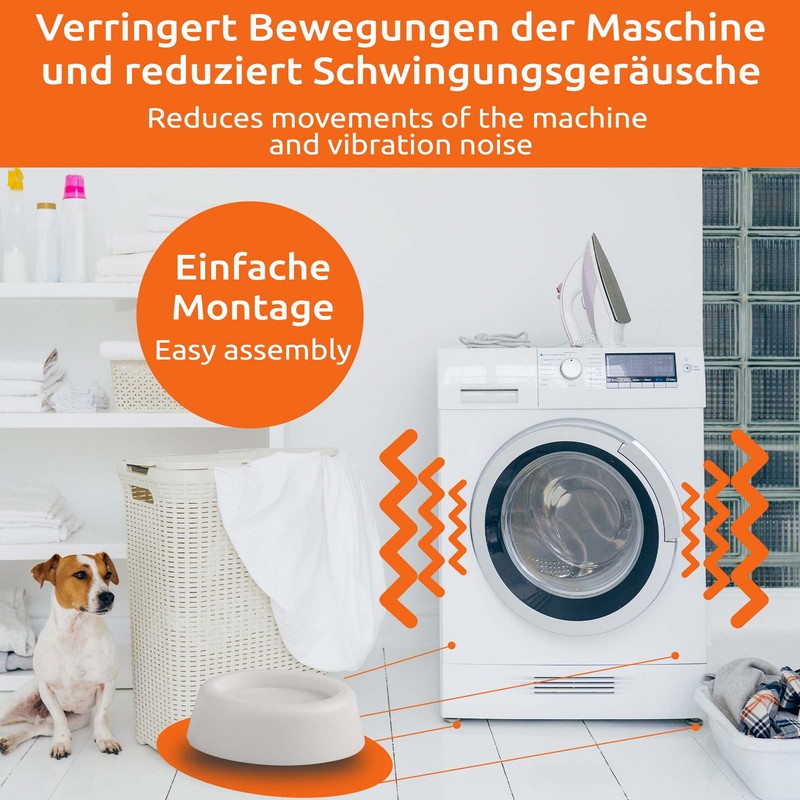 ECENCE Vibration Damper Washing Machine Set of 4 Vibration Damper