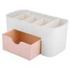 Multi-Functional Desktop Organizer with Drawer, Plastic Storage Box Jewelry Makeup