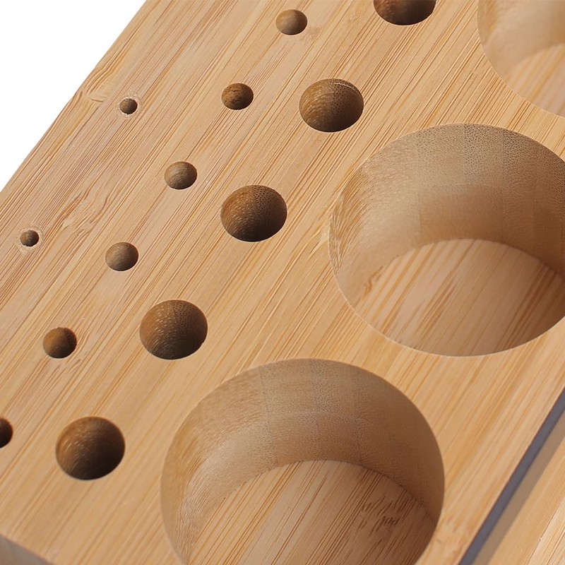Raprance Wooden Fly Tying Fishing Kit Organizer Fly Tying Tool
