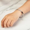 Philip Jones Stainless Steel Polished Bangle (7 Inch)