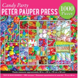 Peter Pauper Press Candy Party 1000 Piece Jigsaw Puzzle