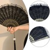 HNJUSR Lace Fan Wedding Fan Bridal Fan Folding Fan Dance