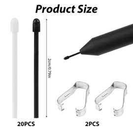20pcs Stylus Pen Nibs Replacement for Remarkable 2, Marker Pen Nibs with 4Pcs Removal Tool, Maker Pen Tip Replacement Stylus Nib Painting Writing Accessories for Remarkable 2 Remarkable Maker Plus