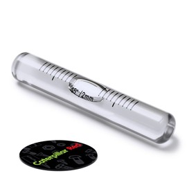 Replacement Level Glass Vial, Spirit Bubble Level, no Nib, Accurate, White, 70mm x 11mm