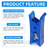 ERGAOBOY 5pcs Blue Pneumatic Hose Cutter Suitable for Cutting Nylon