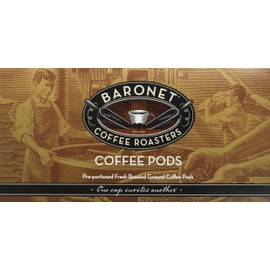 Baronet Coffee Decaf Mocha Java Coffee Pods, 54 Count