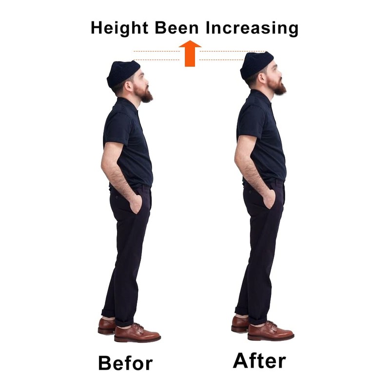 Correct-Position Height Increase Insoles, Heel Cushion Inserts, Heel Lift Inserts