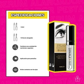 Serum Alargador Fortalecedor Pestañas Largas Images 12 Pzas